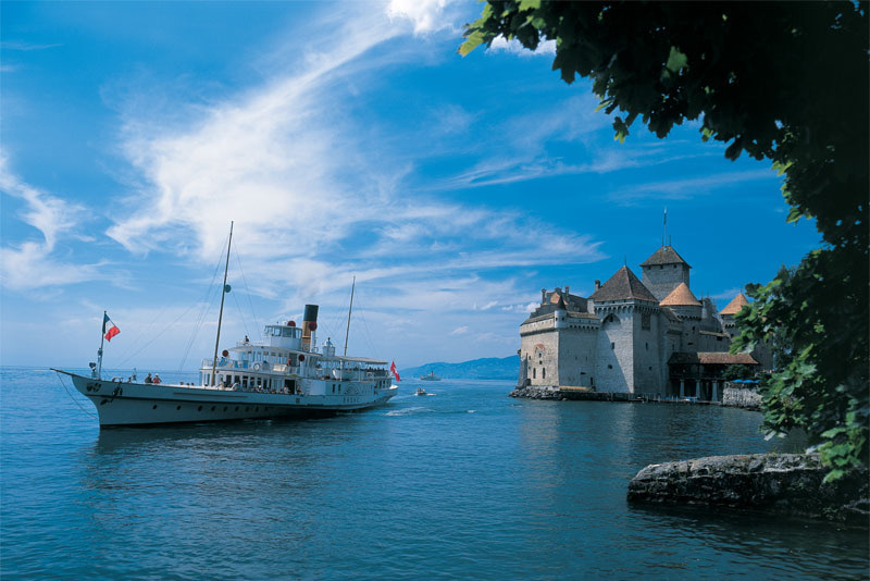 Château de Chillon & Lake Geneva Boat, Switzerland