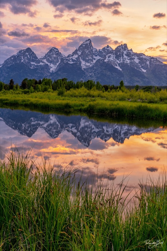 Schwabacher Landing Sunset, Grand Teton National Park