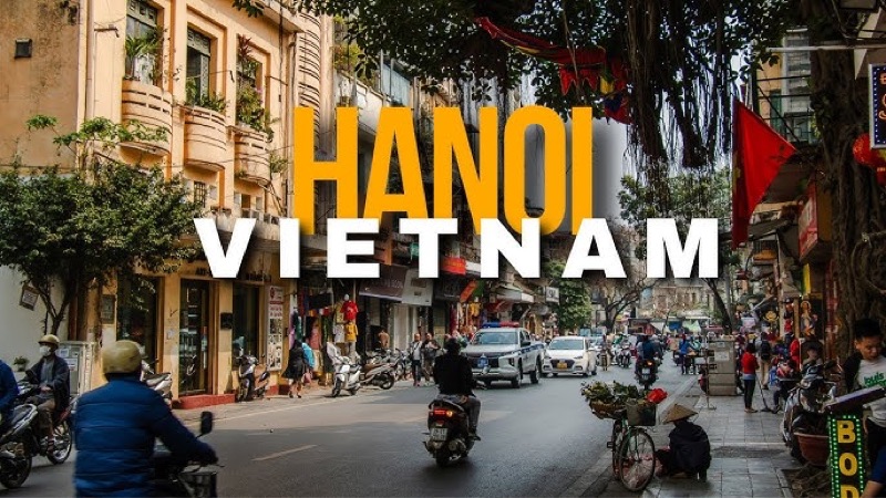 Arrive in Hanoi, Vietnam