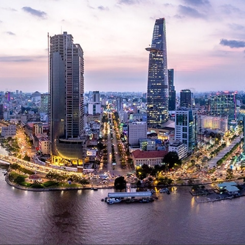 Fly to Ho Chi Minh City, Vietnam