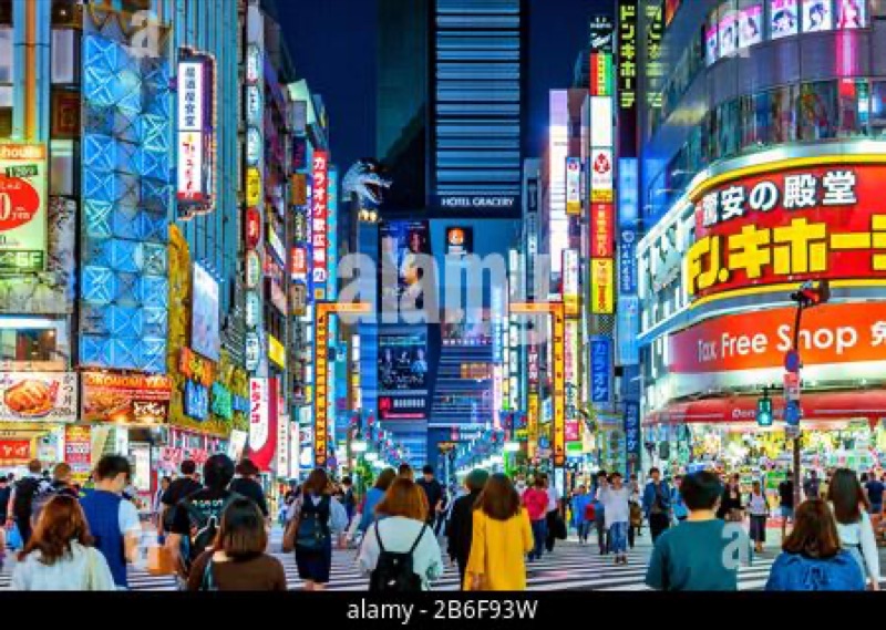 Gardens, Godzilla & Neon Nights, Tokyo, Japan