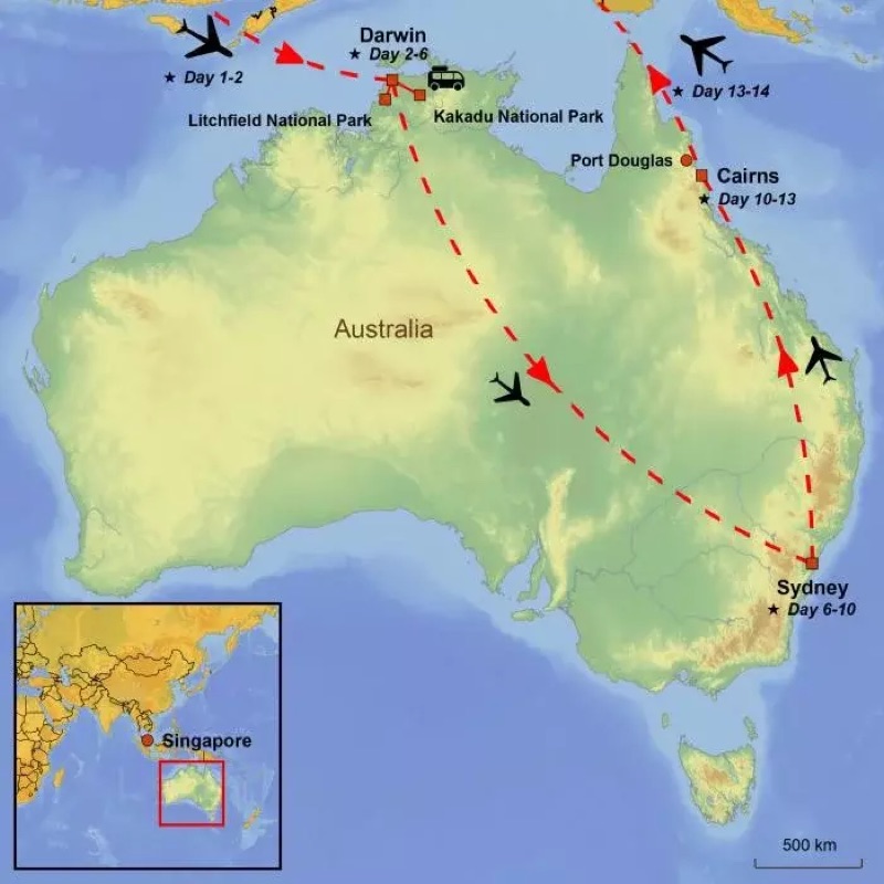 Fly Cairns to Darwin — Into the Top End, Australia & New Zealand
