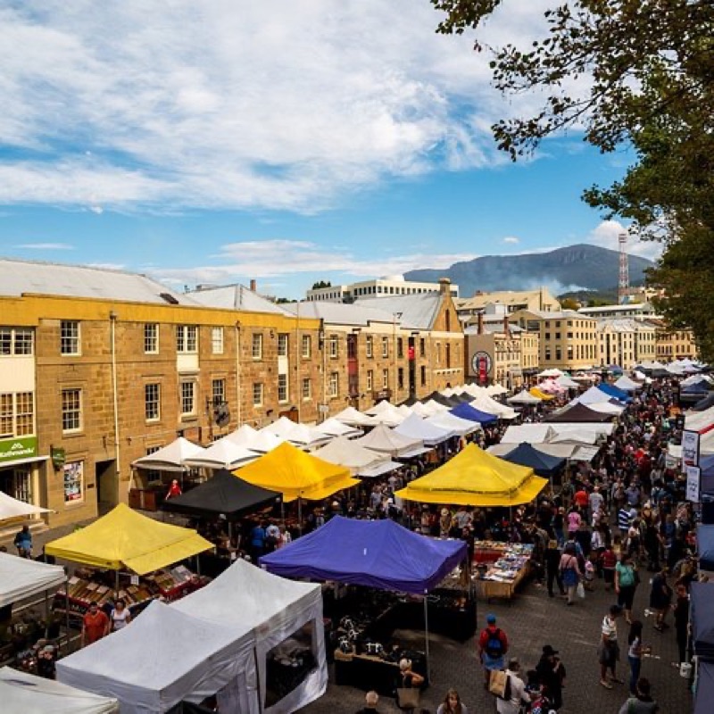 Hobart — Salamanca Markets & Mount Wellington, Australia & New Zealand