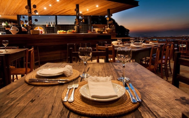 Christ at Dawn, Santa Teresa at Lunch, Oteque at Night, Rio de Janeiro, Brazil