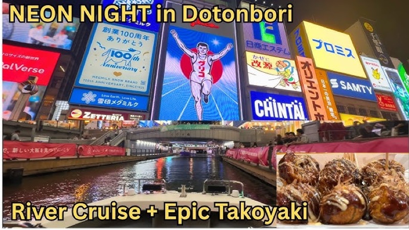 Arrive in Osaka — Neon, Takoyaki & a Gentle Landing, Japan