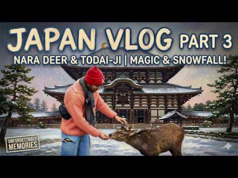 Nara’s Deer, Giant Buddha & One Last Osaka Night, Japan