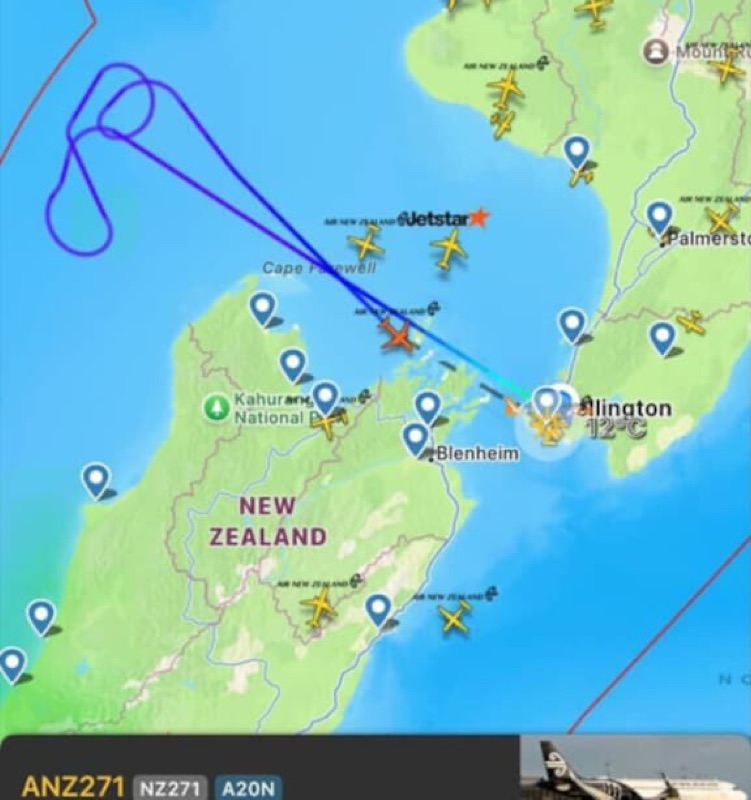 New Plymouth → Fly Back to Sydney, Australia & New Zealand