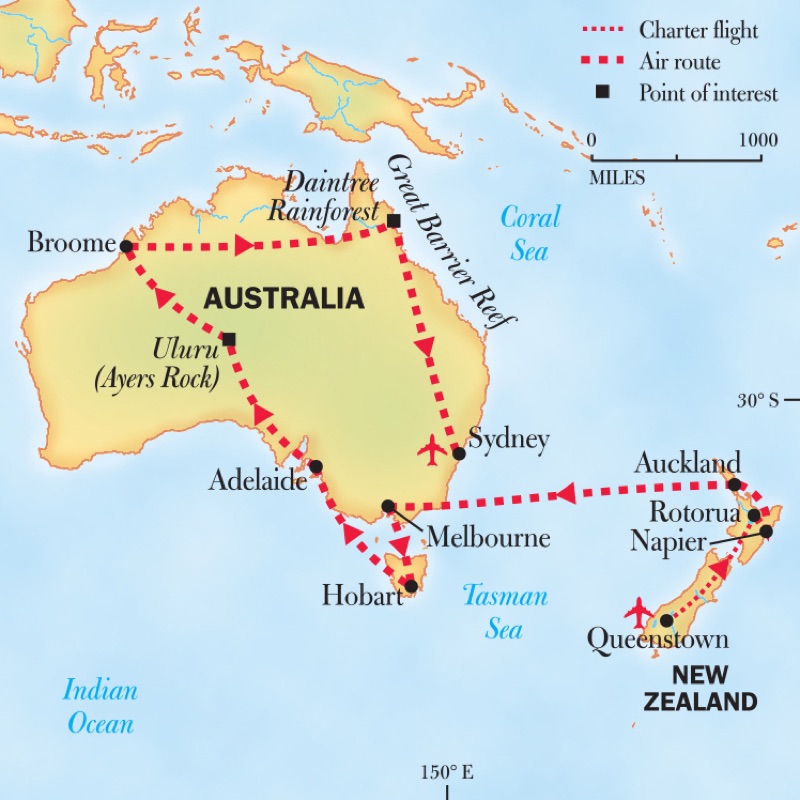 Adelaide Family Day & Fly to Melbourne, Australia & New Zealand