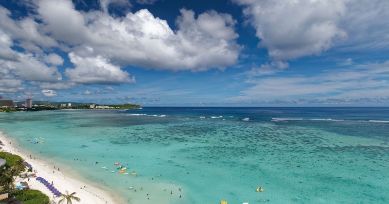 Welcome to Guam — Settle In & First Beach Splash, Tamuning, Guam