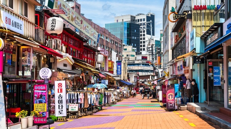Hongdae — Indie Music, Street Art & Cafe Culture, Seoul, South Korea