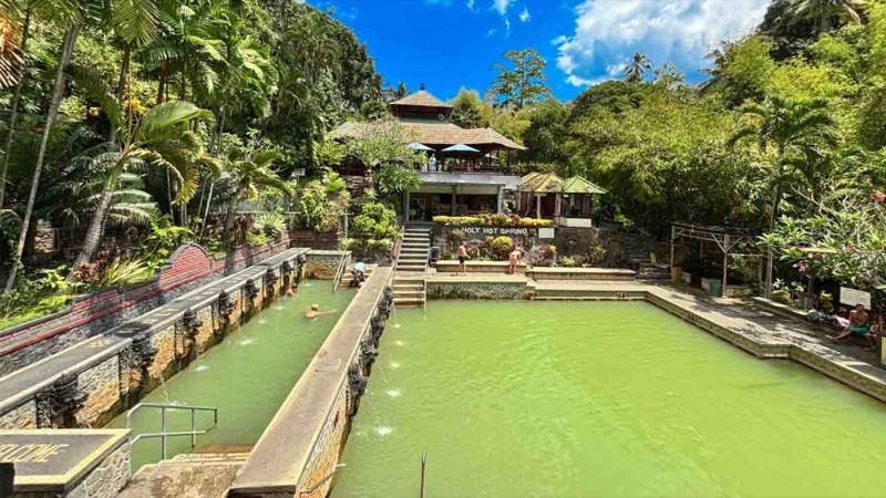 Dolphins at Dawn & Banjar Hot Springs, Bali, Indonesia