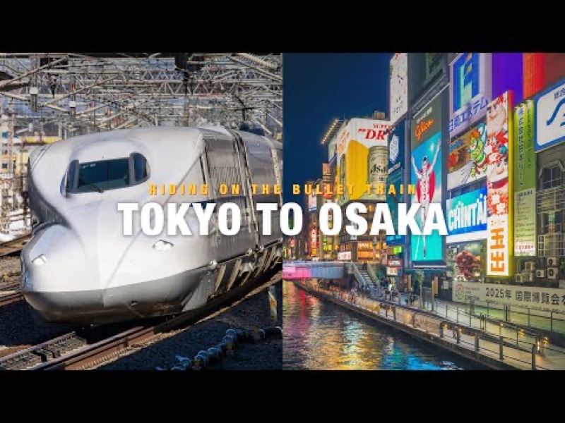 Bullet Train to Osaka: Dotonbori Nights, Tokyo · Osaka · Kyoto