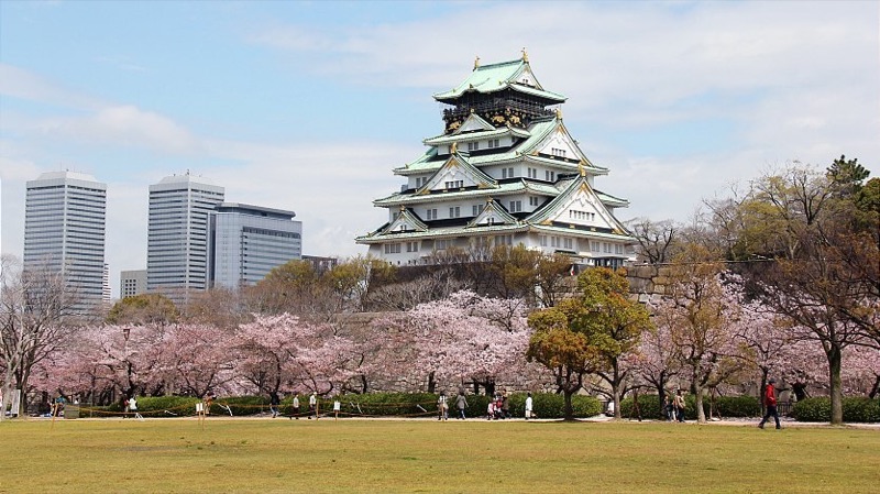 Osaka Castle, Shinsekai & Tennoji, Osaka, Japan