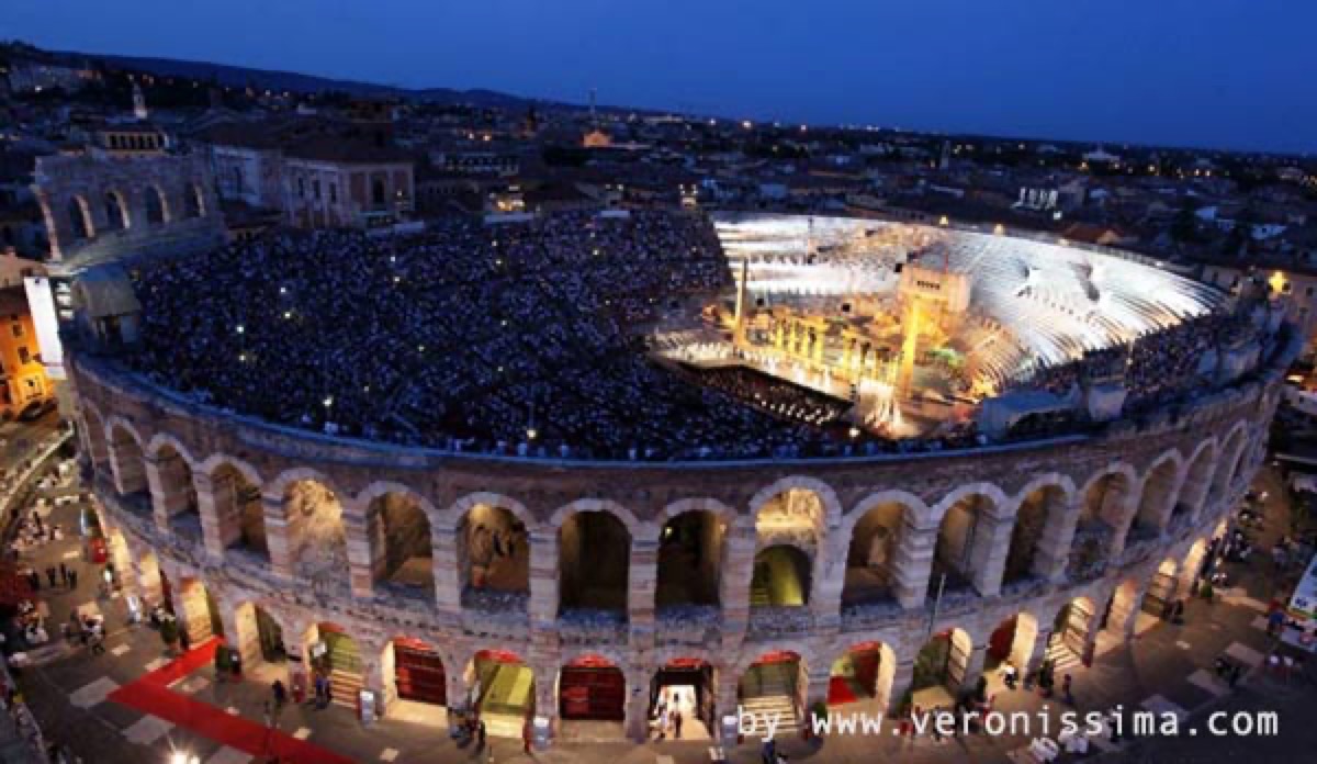 Verona Arena Roman amphitheater, Italy