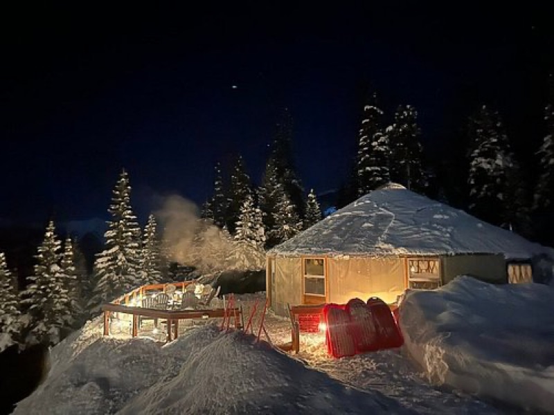 Final Ski Day & Montana Dinner Yurt, Big Sky, Montana