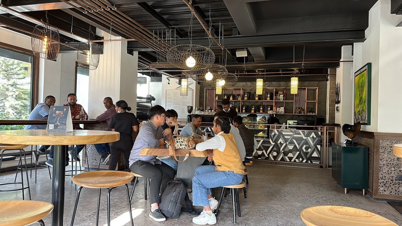 Moyee Coffee in Bole Medhanialem