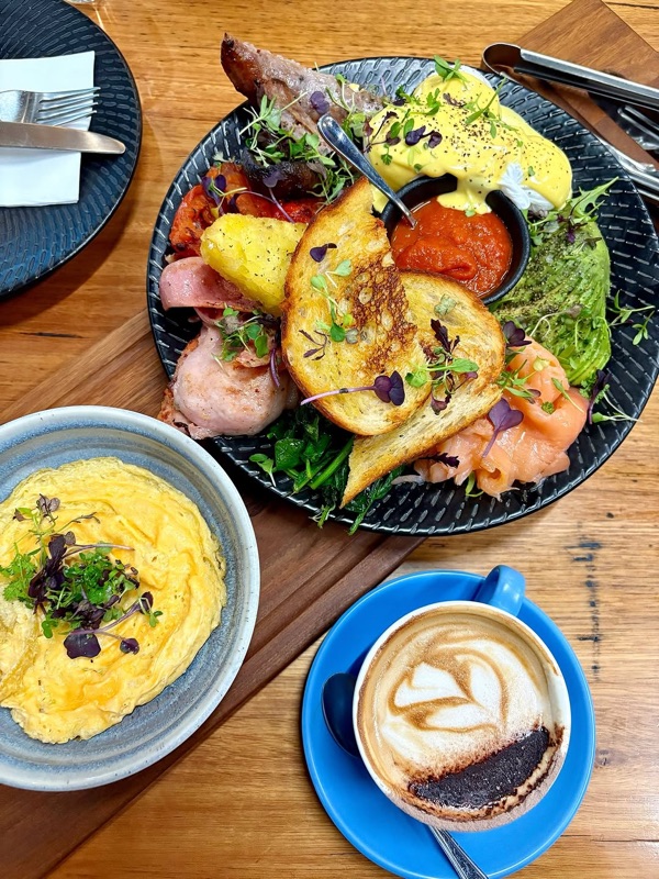 Luigi Delicatessen brunch in Adelaide