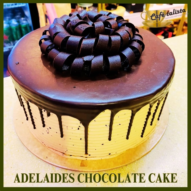 Decadent chocolate dessert at Cocolat in Adelaide