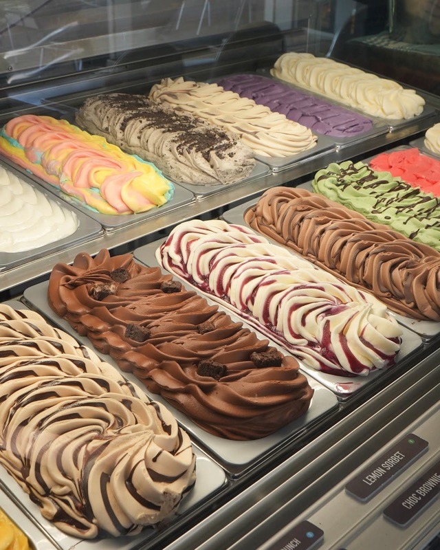 Italian gelato at Gelato Bello in Newton, Adelaide