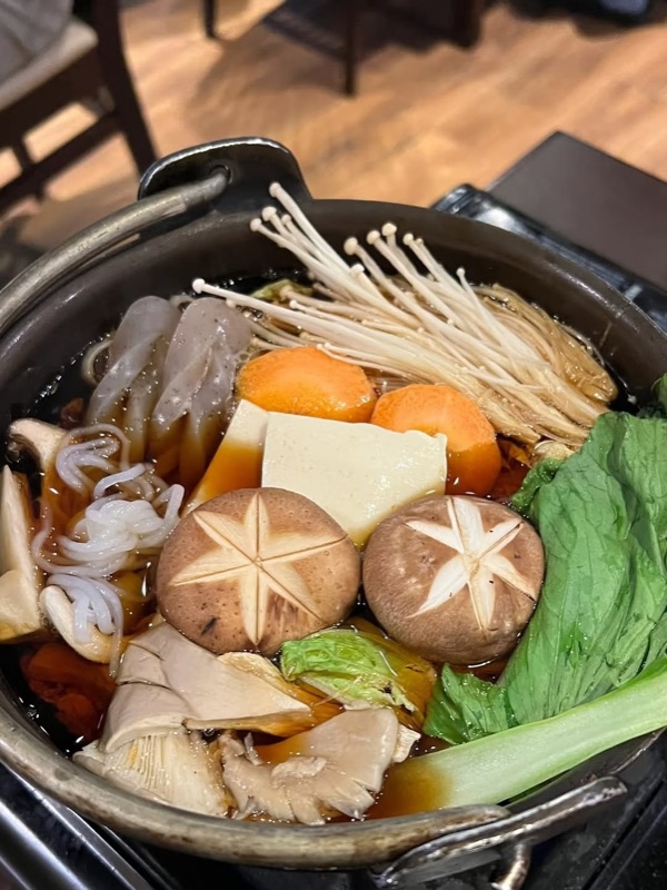 Ginza Miyako Japanese Restaurant sukiyaki hot pot in Adelaide CBD, Adelaide