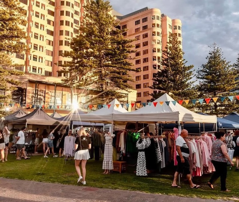 Glenelg Sunset Markets (Seasonal) at Jetty Road Foreshore, Adelaide