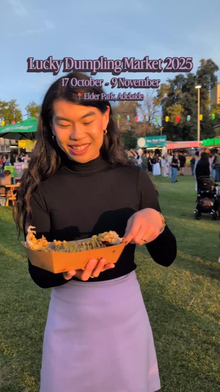 Lucky Dumpling Market (OzAsia Festival) at Elder Park, Adelaide