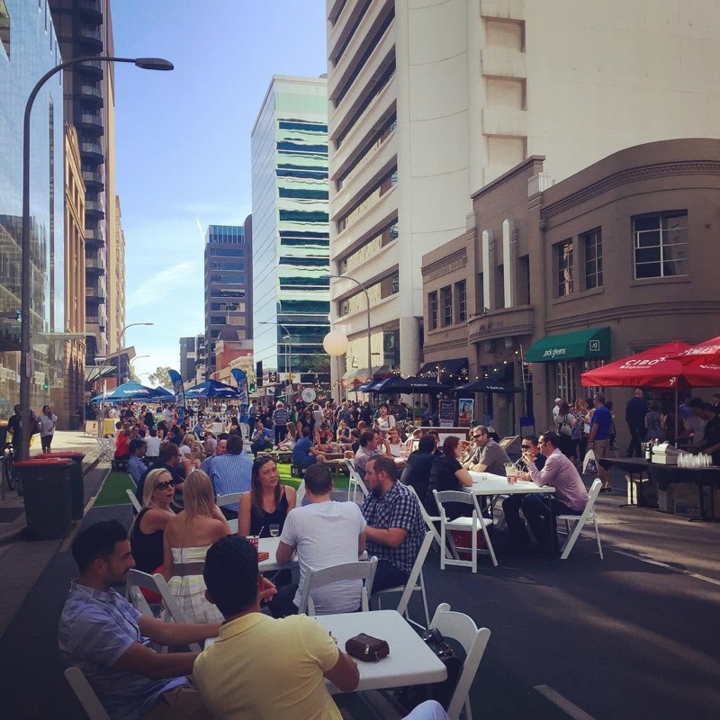 Waymouth Street Party in Central Business District, Adelaide
