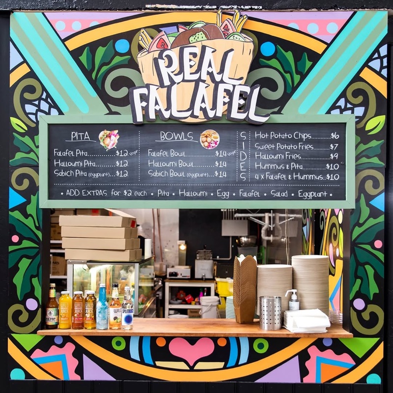 Real Falafel at Adelaide Central Market, Adelaide