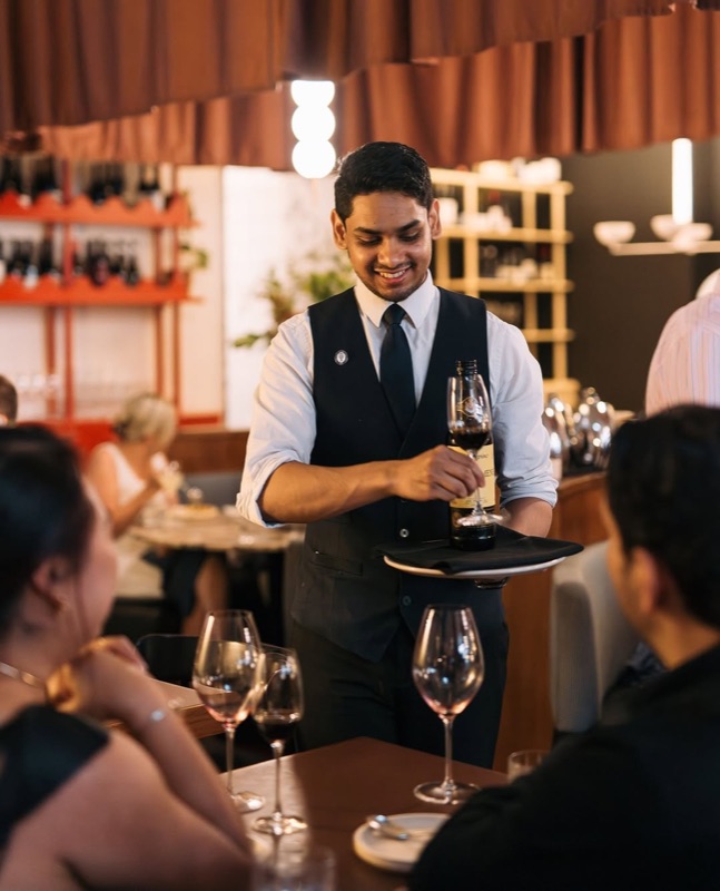 Fugazzi Bar & Dining Room bar area on Leigh Street, Adelaide CBD