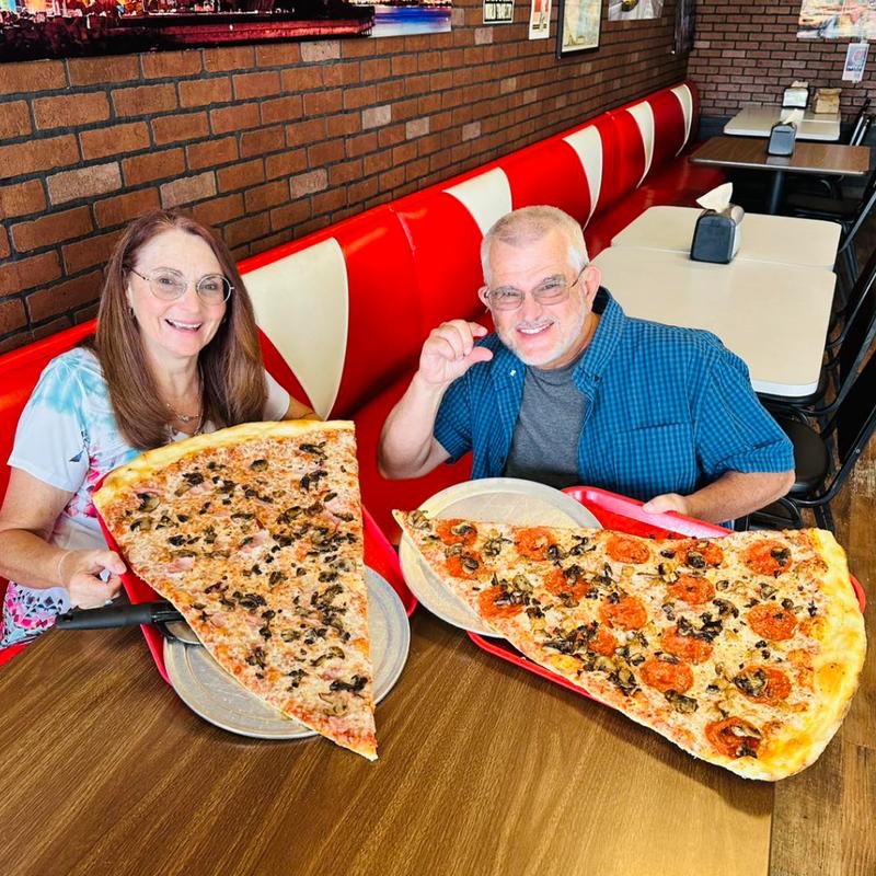 Richie B's Pizza in Menaul/San Mateo — Richie B's is famous for its massive, foldable New York-style slices that truly 