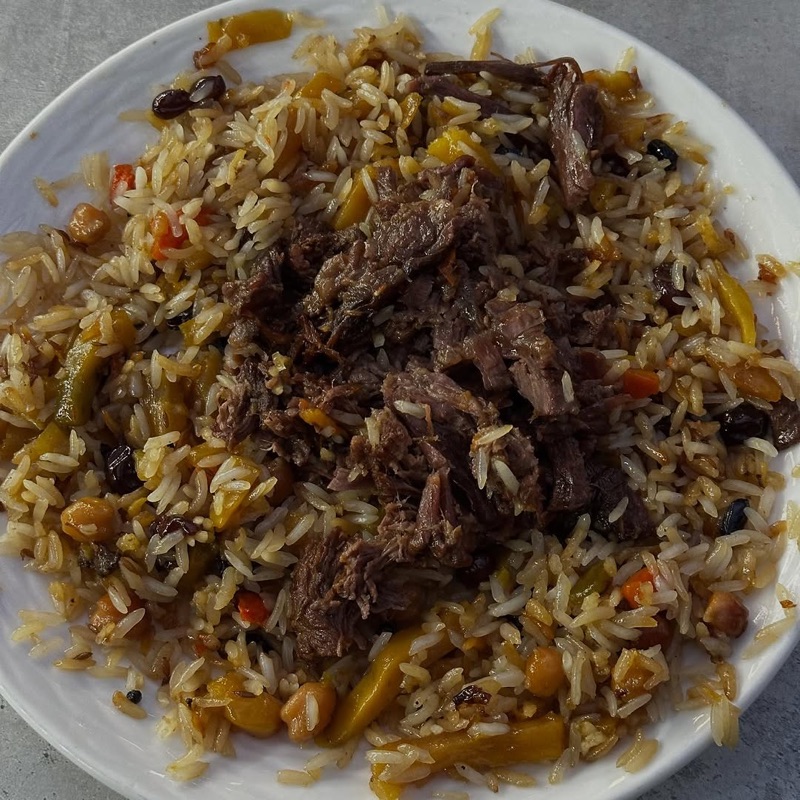 Street Plov Kiosk Dastarkhan Plov in Almalinsky District (near Panfilov Street), Almaty