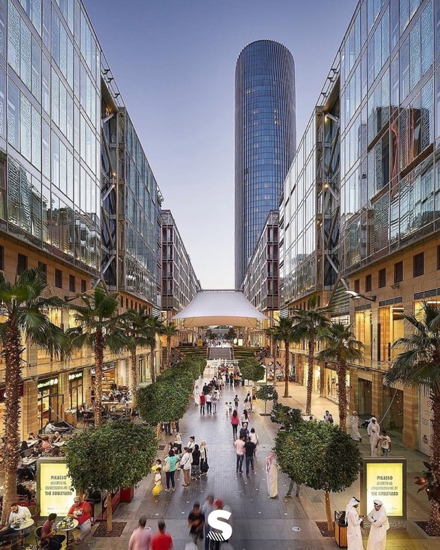Abdali Boulevard in Abdali, Amman