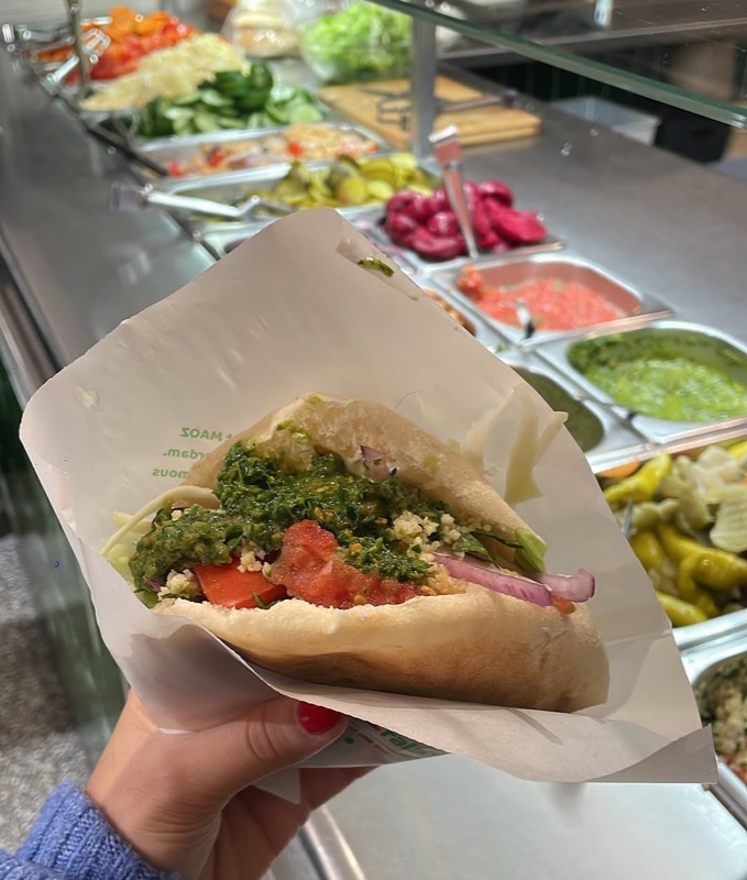 Maoz Falafel in De Pijp, Amsterdam