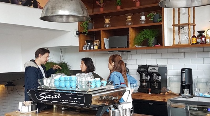 Lot Sixty One Coffee Roasters in De Jordaan — A bustling hotspot in De Jordaan, Lot Sixty One is renowned for its vibrant atmo