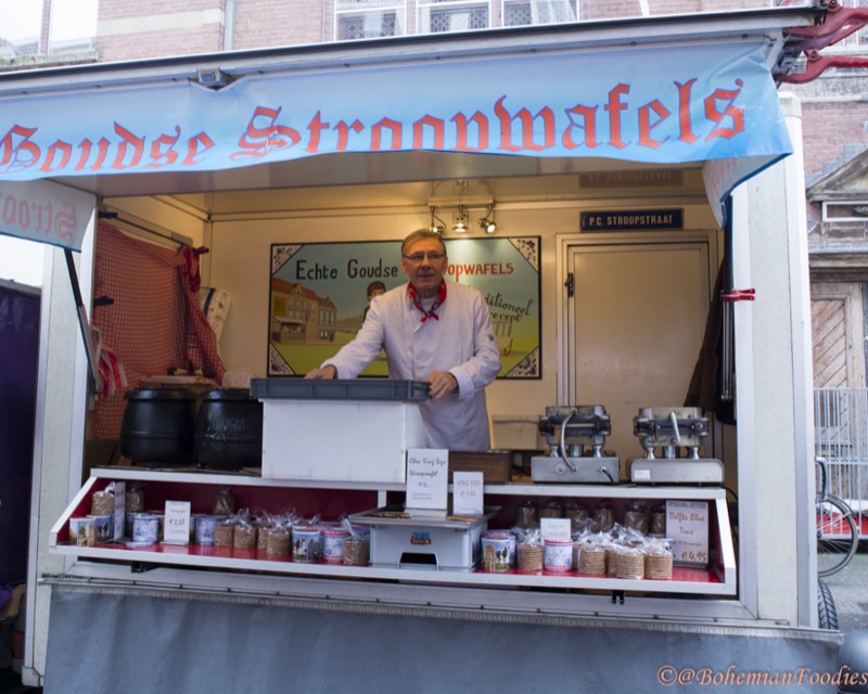 Albert Cuyp Market stroopwafel stall in Amsterdam