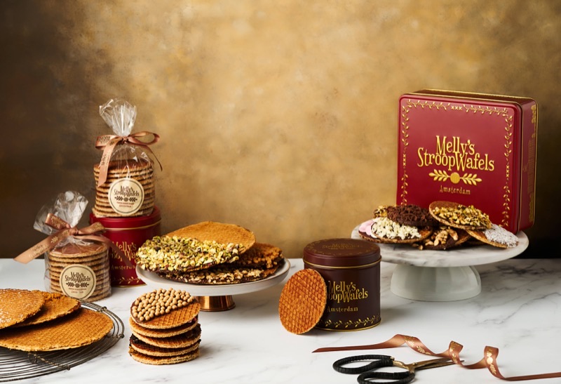 Melly's Stroopwafels shop in Amsterdam Centrum