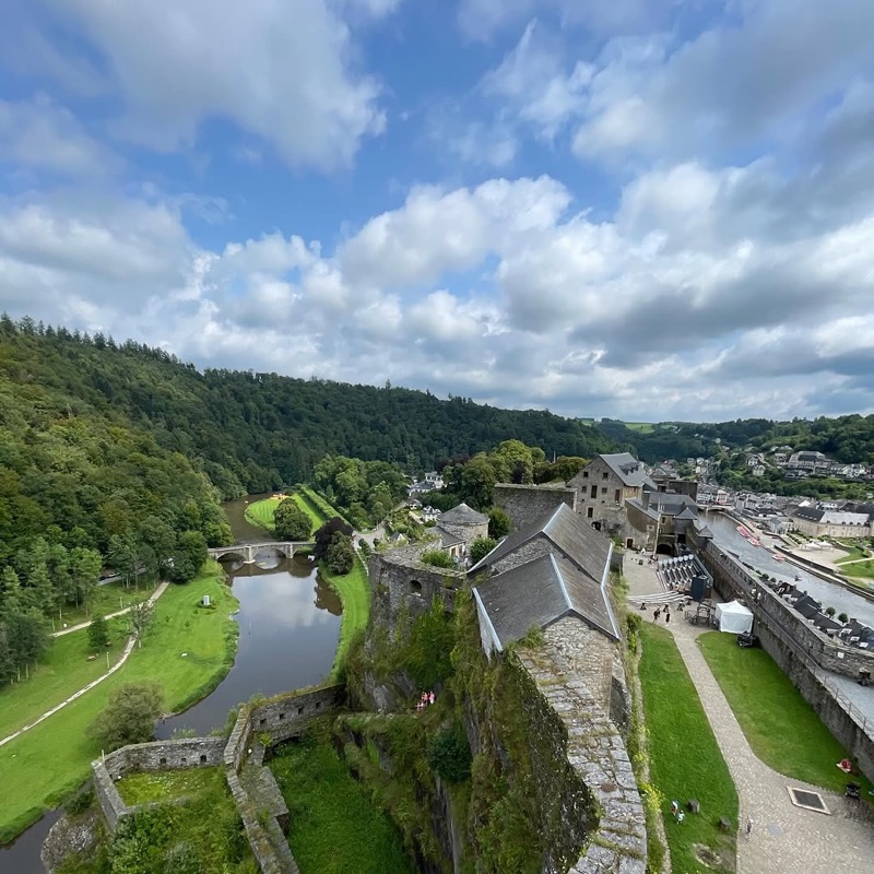 Bouillon Castle hiking trails in the Belgian Ardennes