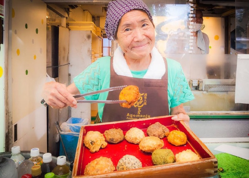 Best Street Food in Asakusa