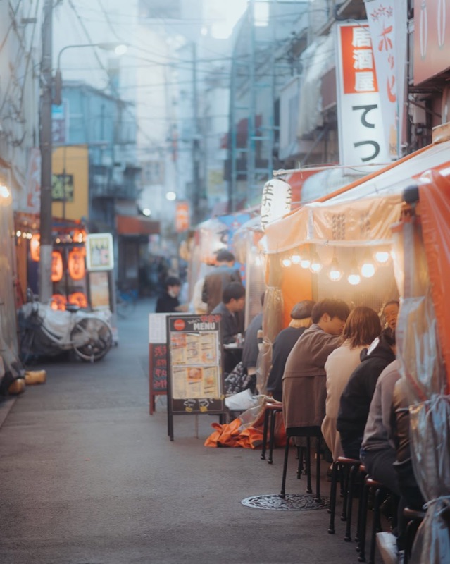 Hoppy Street outdoor drinking alley in Asakusa, Tokyo
