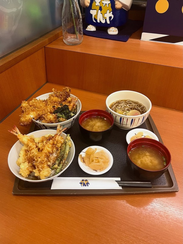 Tendon Tenya tempura rice bowl in Asakusa, Tokyo