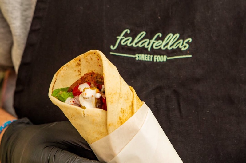 Falafellas falafel wrap in Monastiraki, Athens