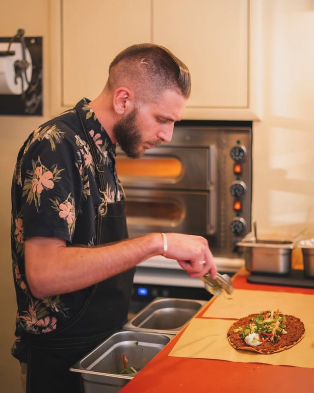Feyrouz lahmajoun in Agias Irinis Square, Athens