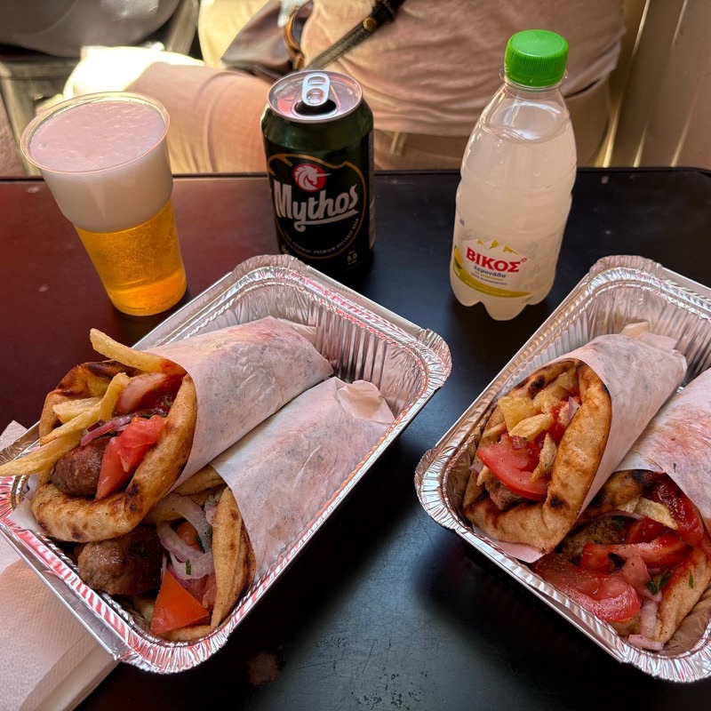 Kostas Souvlaki (Mitropoleos) in Syntagma — Often cited as the best souvlaki in Athens, the original Kostas on Mitropoleos s