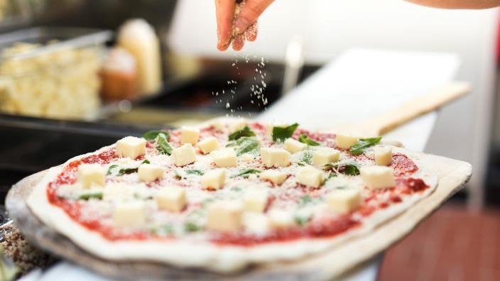 Slabtown Pizza in Grant Park — Slabtown Pizza offers New York-style pies with a gourmet touch in the charming G