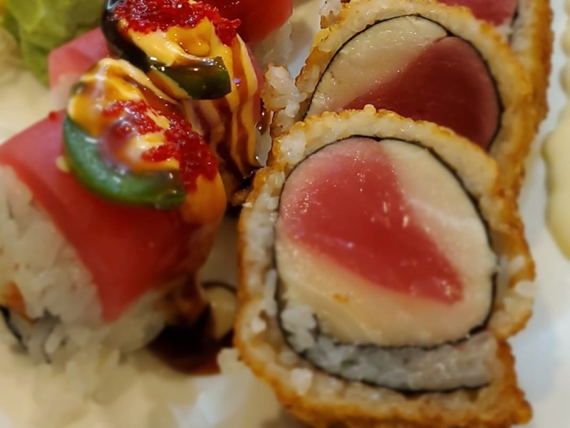 Ru San's in Midtown — Ru San's is a bustling, energetic spot famous for its extensive menu, generous p