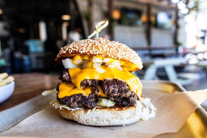 Hold Out Brewing in Downtown / West Austin — Hold Out Brewing isn't just for craft beer lovers; their pub-style burgers are c