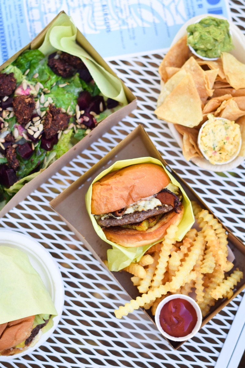 Pool Burger in West Austin — Nestled next to a vintage pool hall, Pool Burger offers a delightful tiki-inspir