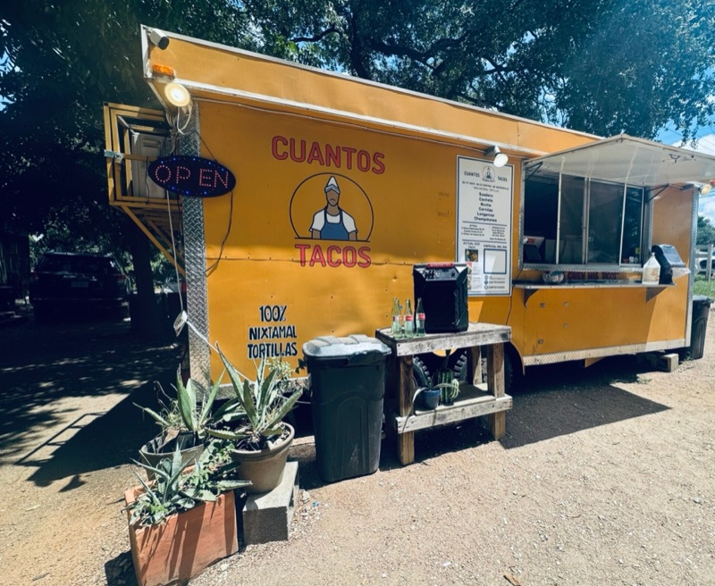 Cuantos Tacos food truck in Austin