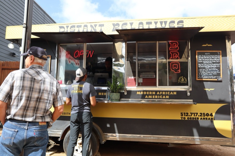 Distant Relatives food truck in Austin