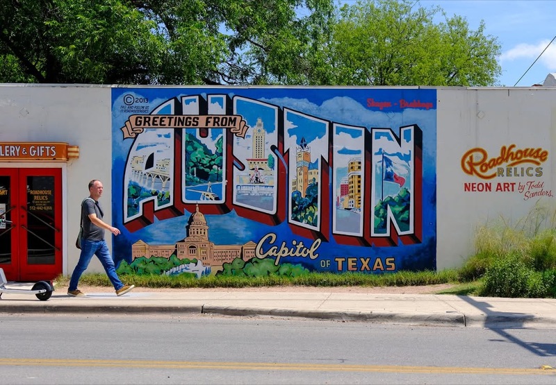 Greetings from Austin Mural